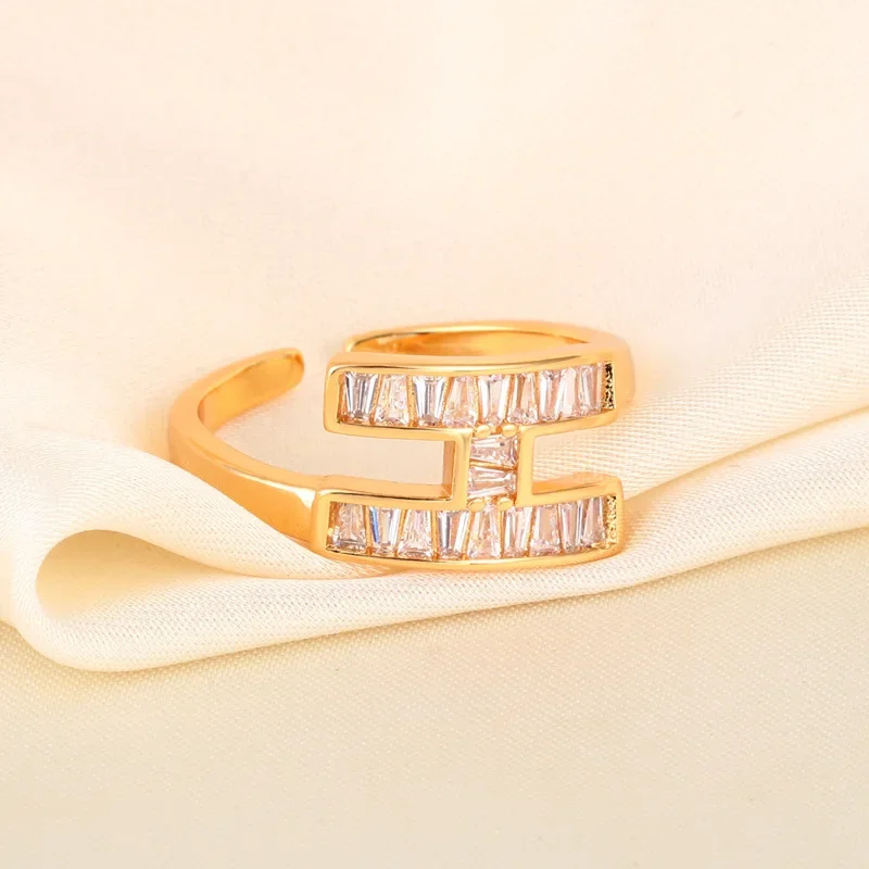 

Instagram Worthy Open Knuckle Ring, Dainty Adjustable Zirconia Ring, Stackable Index Finger Jewelry, Minimalist Luxury