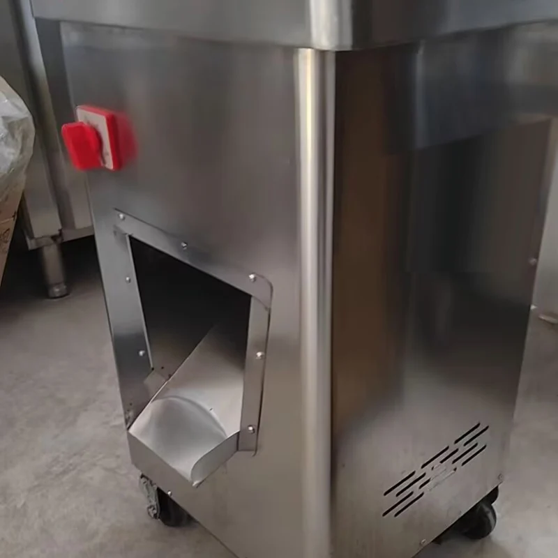 Commercial Electric Meat Slicer Vegetable Cutter Shred Machine 110V Home Automatic Food Chopper Machine