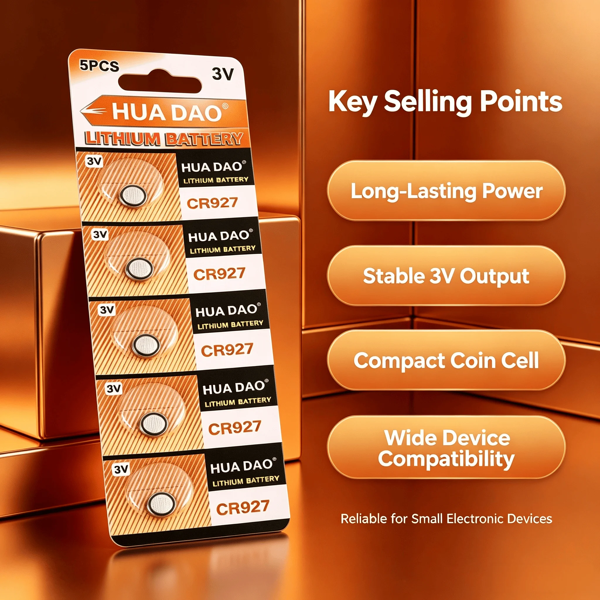 5‑50PCS 3V CR927 Long‑Lasting Lithium Coin Cell DL927 BR927 LM927 ECR927 BR927‑1W 5011L For Watch Remote Control Toy Calculator