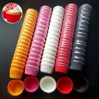 1000Pcs Mini Size Chocalate Paper Liners Baking Muffin Cake Cups Forms Cupcake Cases Solid Color Party Tray Mold