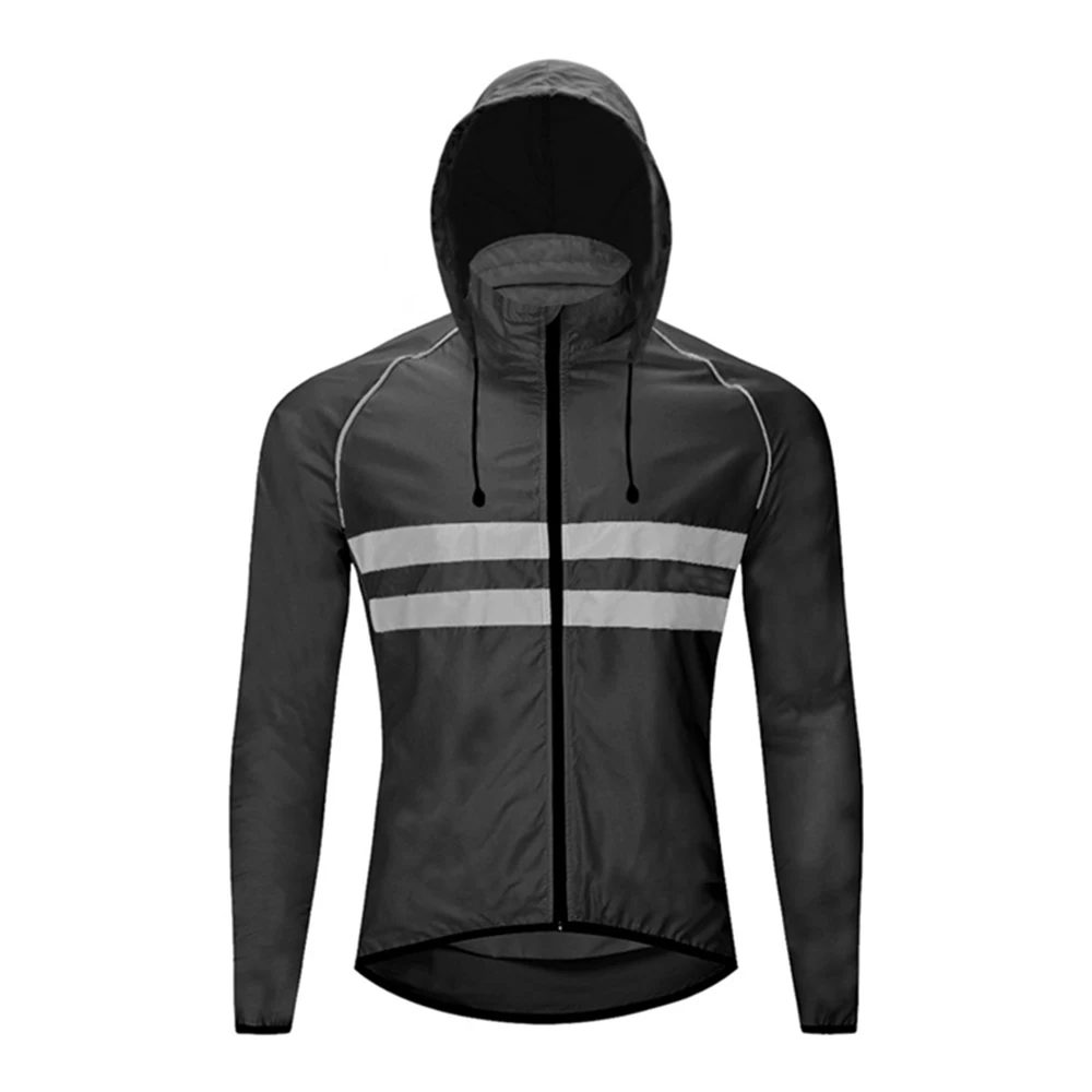 Cycling Clothing Reflective Windbreaker Windproof Waterproof MTB Bicycle Jacket Long Sleeve Cycling Jersey Cycling Club Designs