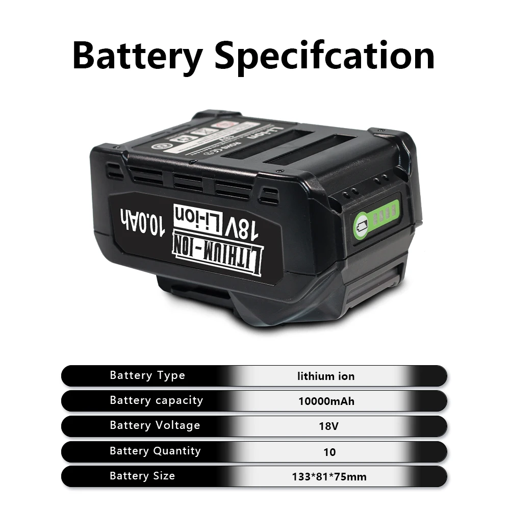 

Аккумулятор для электроинструмента Makita, литий-ионный, 18В, 6-10Ач, совместимый с BL1850, BL1830, BL1860, BL1850B, 21700