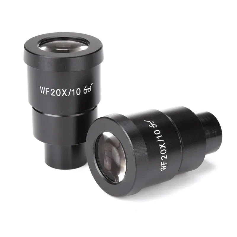 WF20X Wide Field Microscope Eyepiece High Eye-point Optical Eyepiece Diameter 30/30.5mm with Reticle Scale for Stereo Microscope