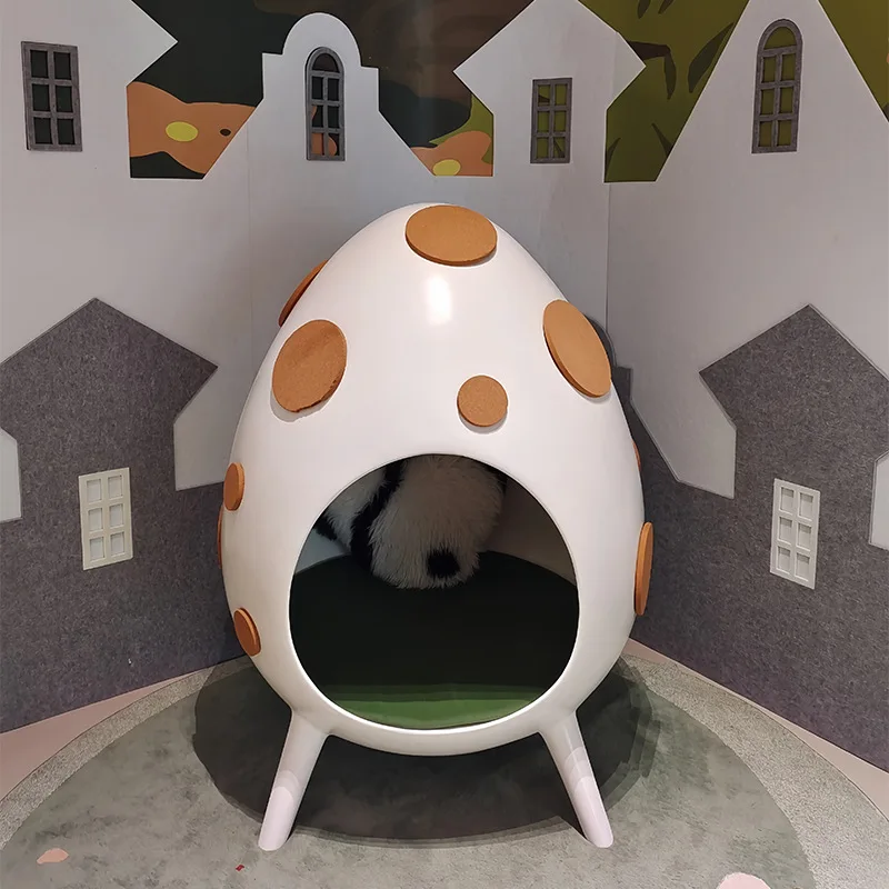 

Полый персонализированный стул из стекловолокна в виде яичной скорлупы, игровая площадка, детское нишевое устройство, орнамент