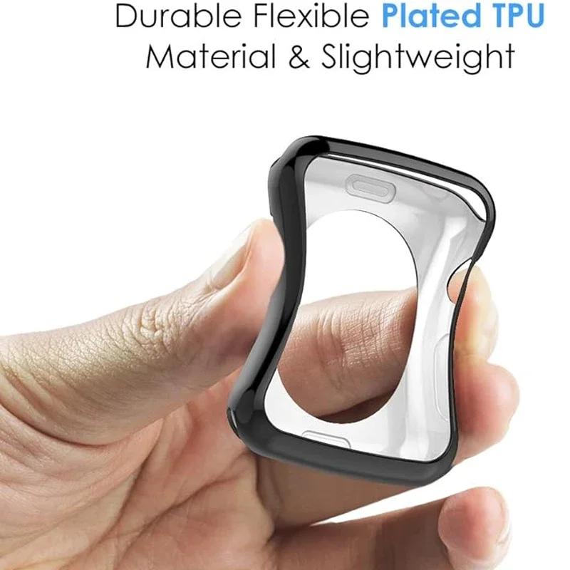 Cover per Apple Watch Case 44MM 41MM 45MM 42MM 40MM 38MM Hollow Soft Clear TPU Screen Protector Case per iWatch 9 8 7 6 SE 5 4 3