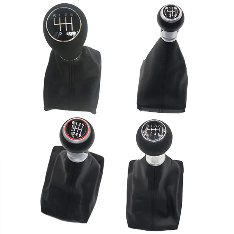 6 Speed Gear Shift Knob Boot Lever Shifter Dust Jacket For   A3 8V S-line Sportback 2014-2020 Gearbox Handles Lever Cover