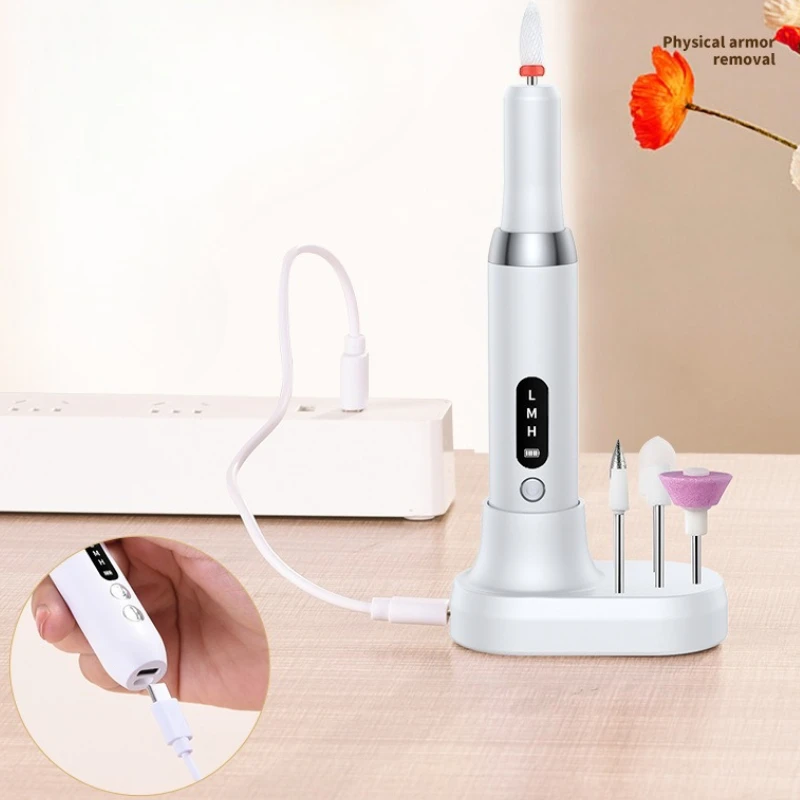 

Electric Nail Polisher Drill Bits Professional Nails Grinding Polishing Dead Skin Removal Art Sanding File Pen Manicure Machine