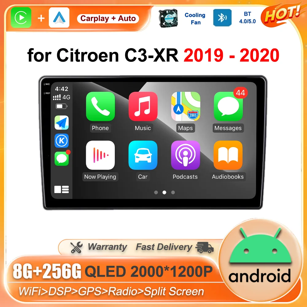 

Android Intelligrnt System for Citroen C3-XR 2019 - 2020 GPS Navi Car Multimedia Video Player HD Wireless Bluetooth 4G No 2 din