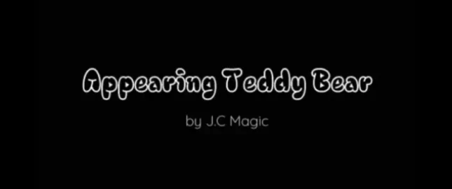 

Появляющийся плюшевый мишка J.C Magic — фокусы (мгновенная загрузка)