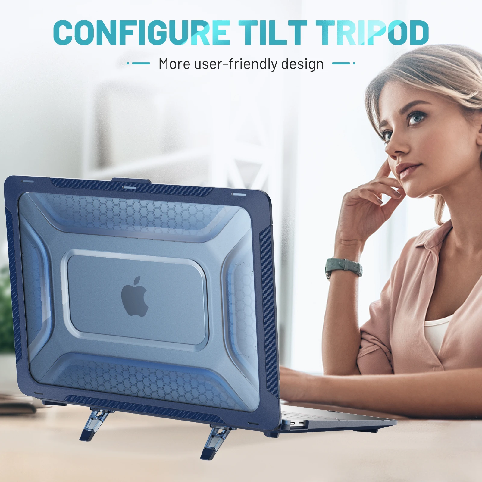 Imagem -03 - para Macbook Pro 13 Polegada A2338 m2 m1 Portátil Substituir Capa A2289 A2159 A1706 A1989 A1708 Mac Militar à Prova de Choque Cases Protetores