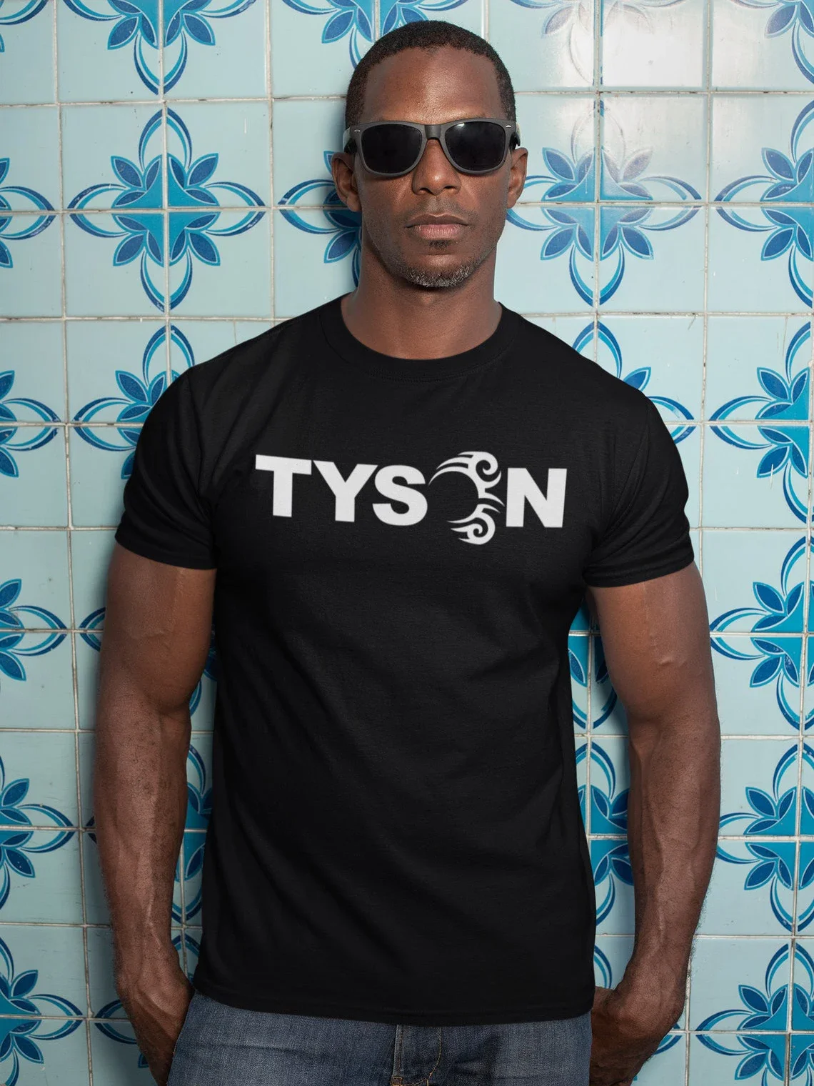 Mike Tyson Tattoo Graphic T Shirt. Short Sleeve 100% Cotton Casual T-shirts Loose Top Size S-3XL