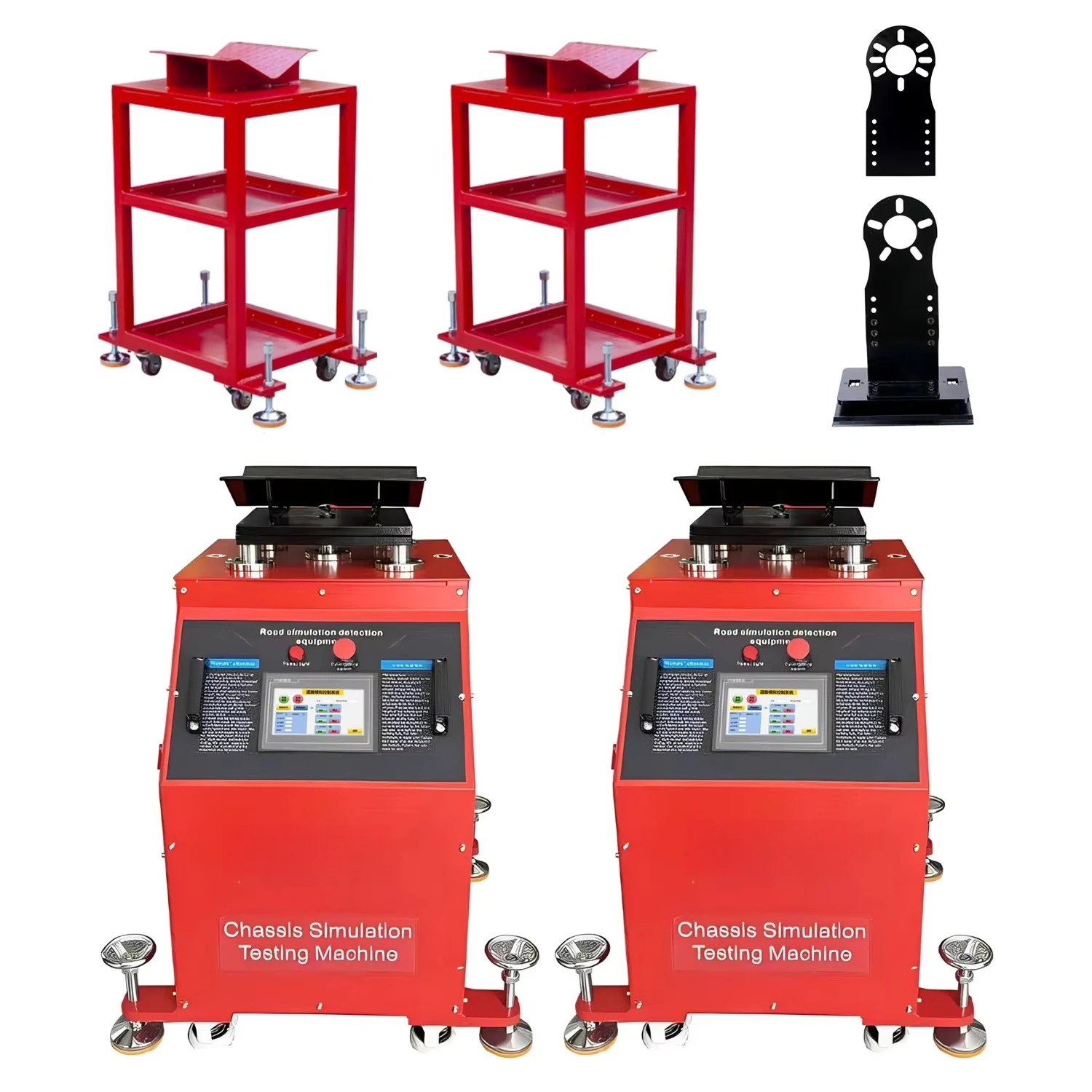 4 طن هيكل السيارة تعليق غير طبيعي كشف الضوضاء مركبة الطريق اختبار محاكاة منصة شاشة تعمل باللمس #6