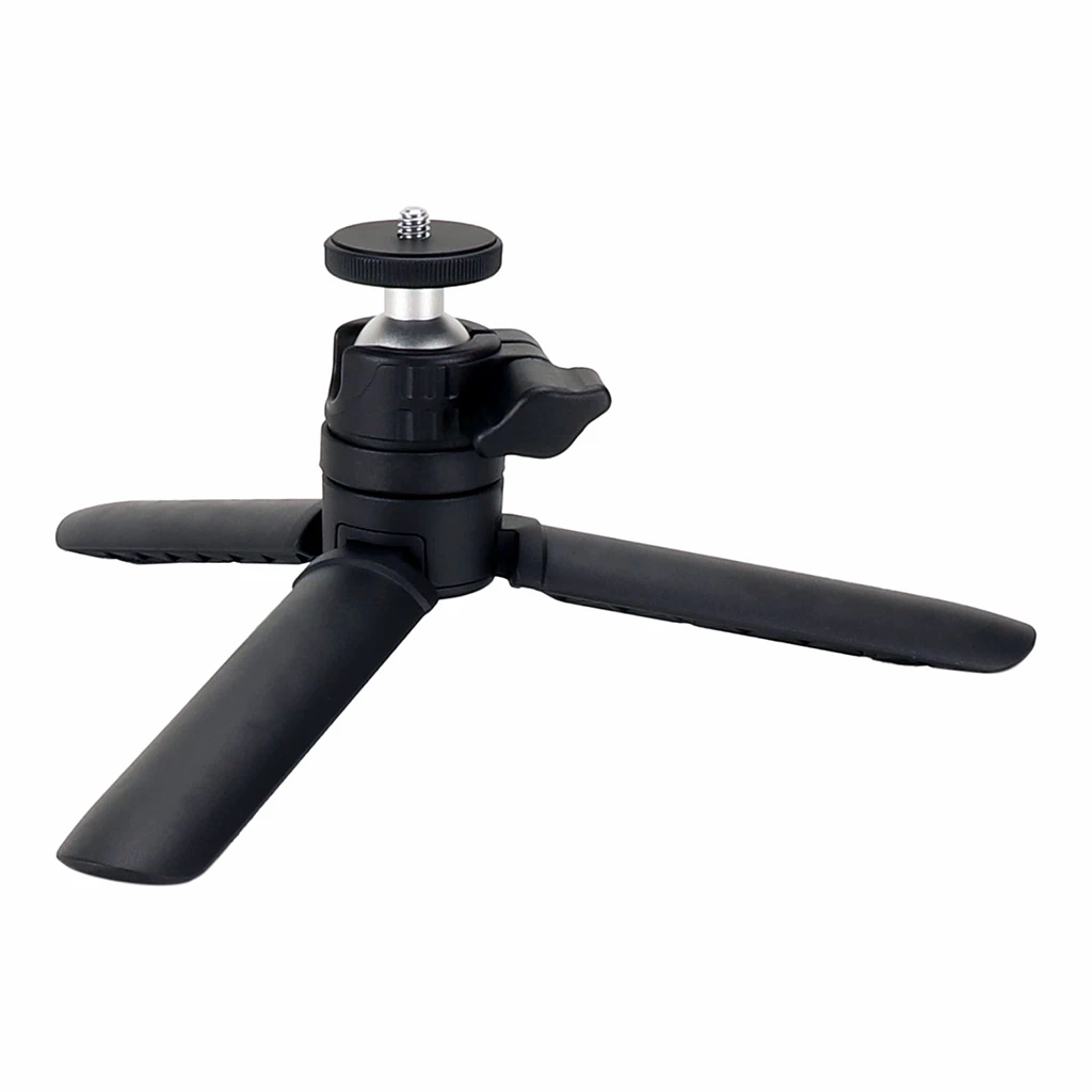 Universal Tischplatte Mini Stativ Panorama Kugelkopf Stativ 360-Grad-Drehschraube 1/4 "Schraube für Kamera Handy Selfie Stick – Detail 5