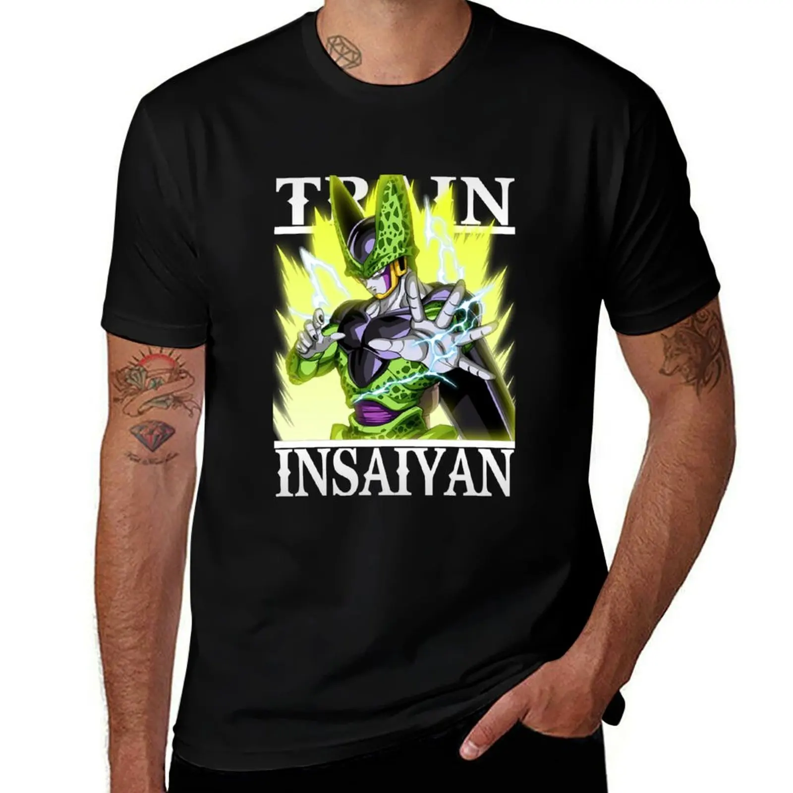 Train Insaiyan Super Perfect Cell DB/DBZ/DBGT/DBS T-Shirt designer shirts anime t shirts workout shirts for men