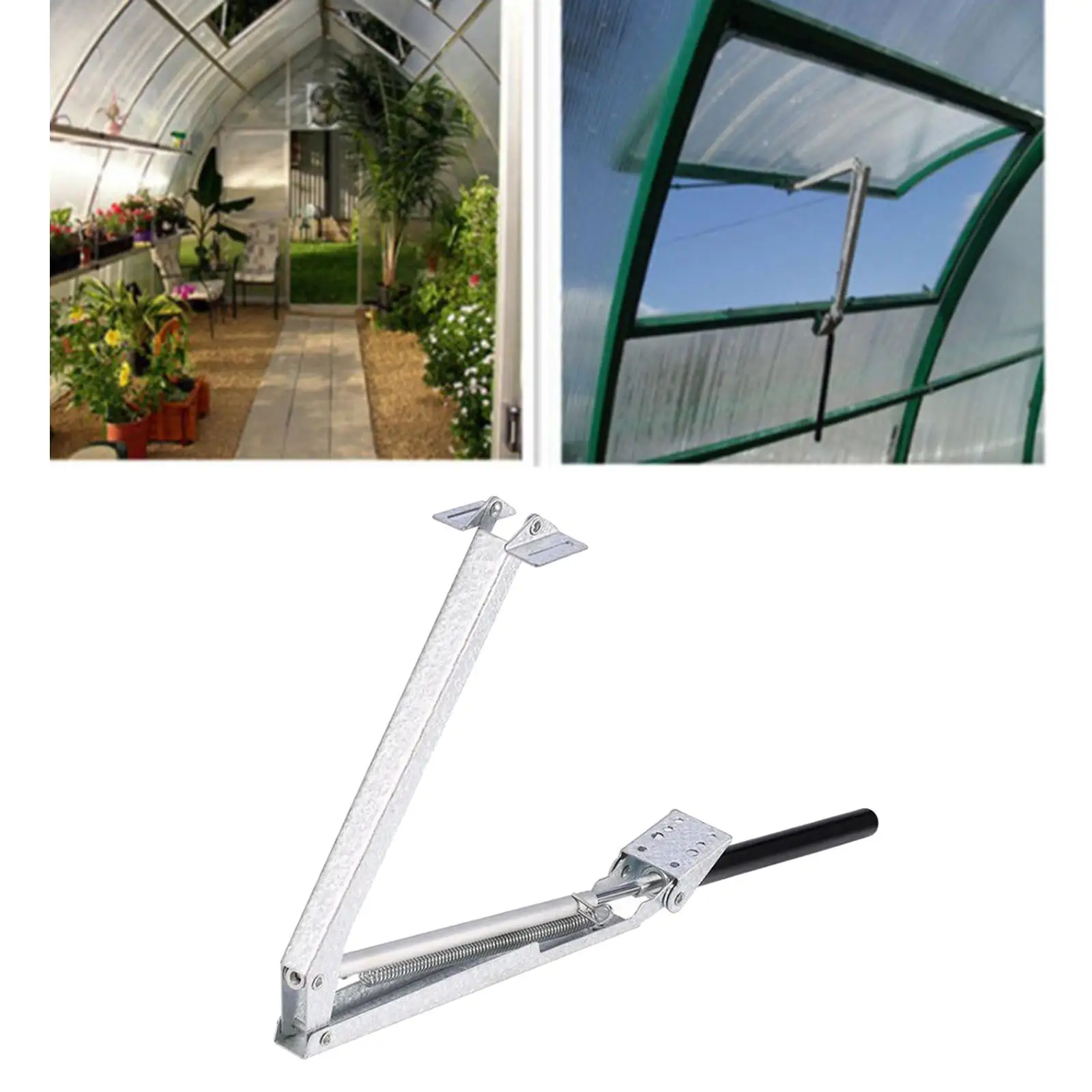 

Greenhouse Window Opener Aluminium Alloy Stainless Steel Solar Sensing Ventilation Tool for Warm Greenhouse Temperature Control