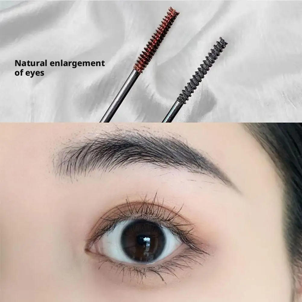 สีดําสีน้ําตาล Ultra-fine มาสคาร่ากันน้ําธรรมชาติหญิง Professional แต่งหน้า Fast แห้งสีน้ําตาลสีดํา Curling มาสคาร่าเครื่องสําอางค์