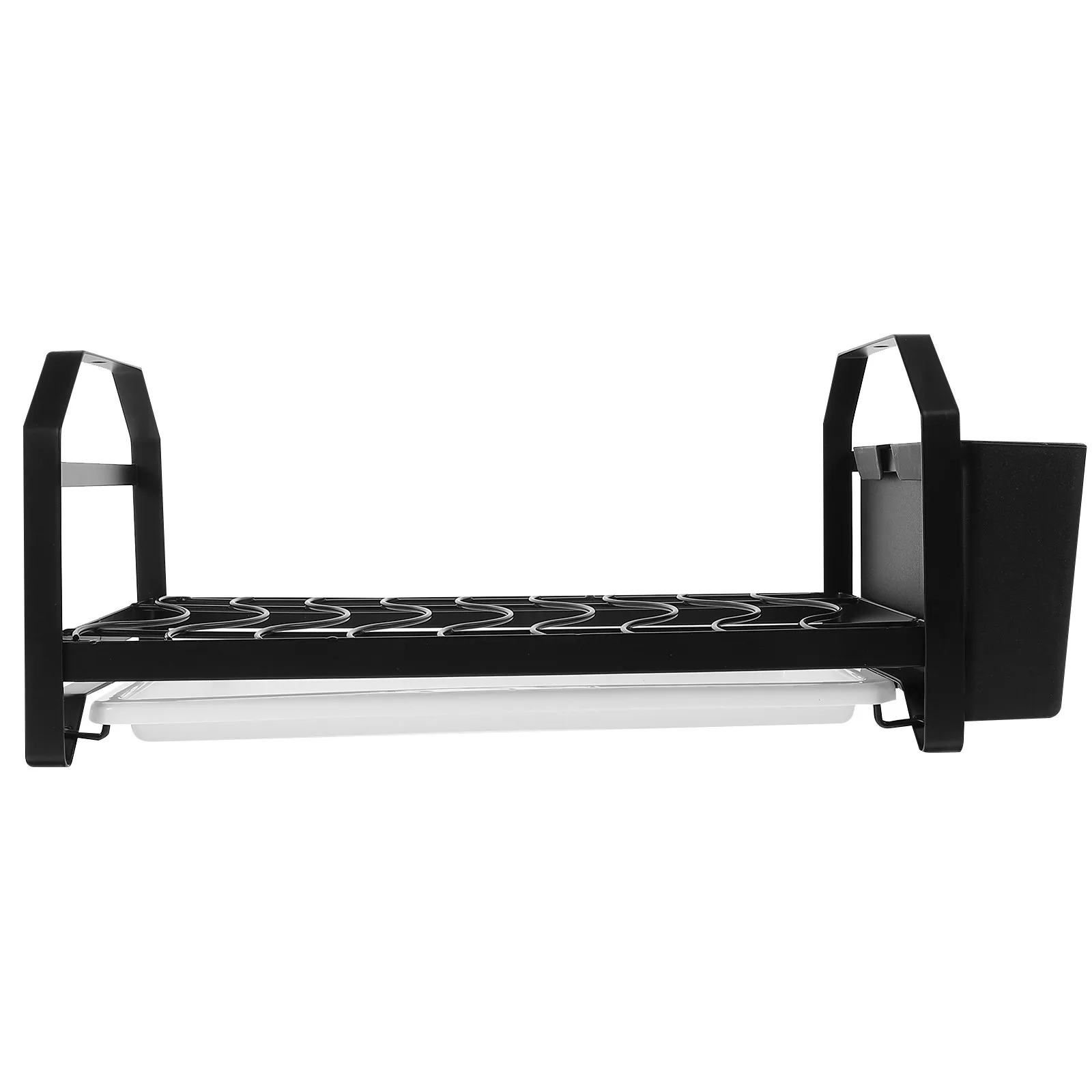 

Bowl Drying Rack Kitchen Counter Carbon Steel Non Slip Compact Design Bowl Chopsticks Spoon Storage Dish Drainer Sink Rack