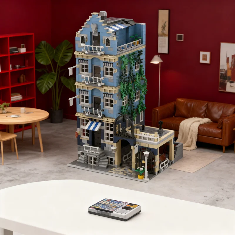 

3170pcs MOC Market Street Modular Streetscape Model Building Blocks Creative Display Gift Collectible Decor Kids Premium Adult