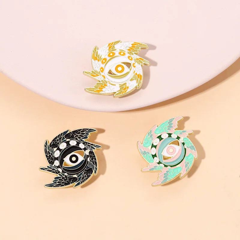 Seraphim Pure Angel Enamel Pins The Spirit of Love and Imagination Wings Brooches Lapel Badges Inspiration Jewelry Gifts