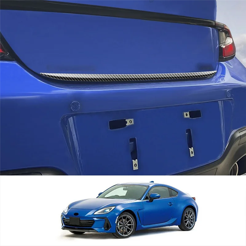 Car Carbon Fiber Trunk Decoration Trunk Automotive Exterior Decoration Accessories for Subaru Brz Zd8 2021-2023