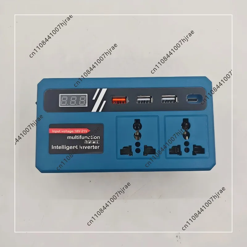 Cross-border lithium battery intelligent inverter 18-21V charging power supply AC220V/type-c and dual USB interface 5V