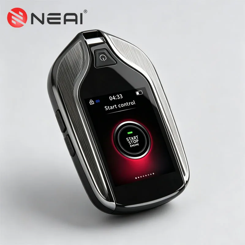 

Universal Modified LCD Smart Remote Car Key Keyless Entry For All Start Stop Engine Button Model Car For BMW Audi Benz Lexus KIA