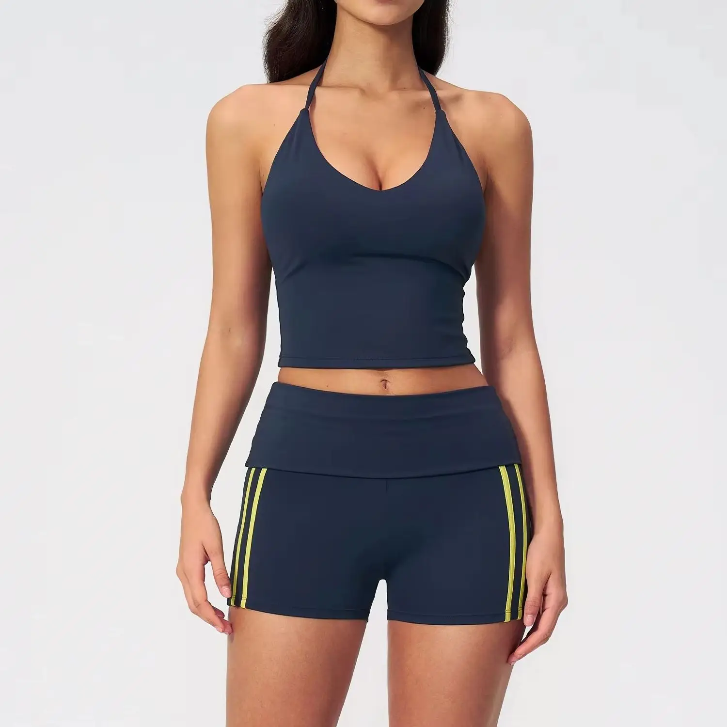

2PCS Yoga Set Women Tracksuit Nude Feeling Workout Sets Gym Clothes Push Up Fitness Running Sportwear Sport Bra Leggings Suit