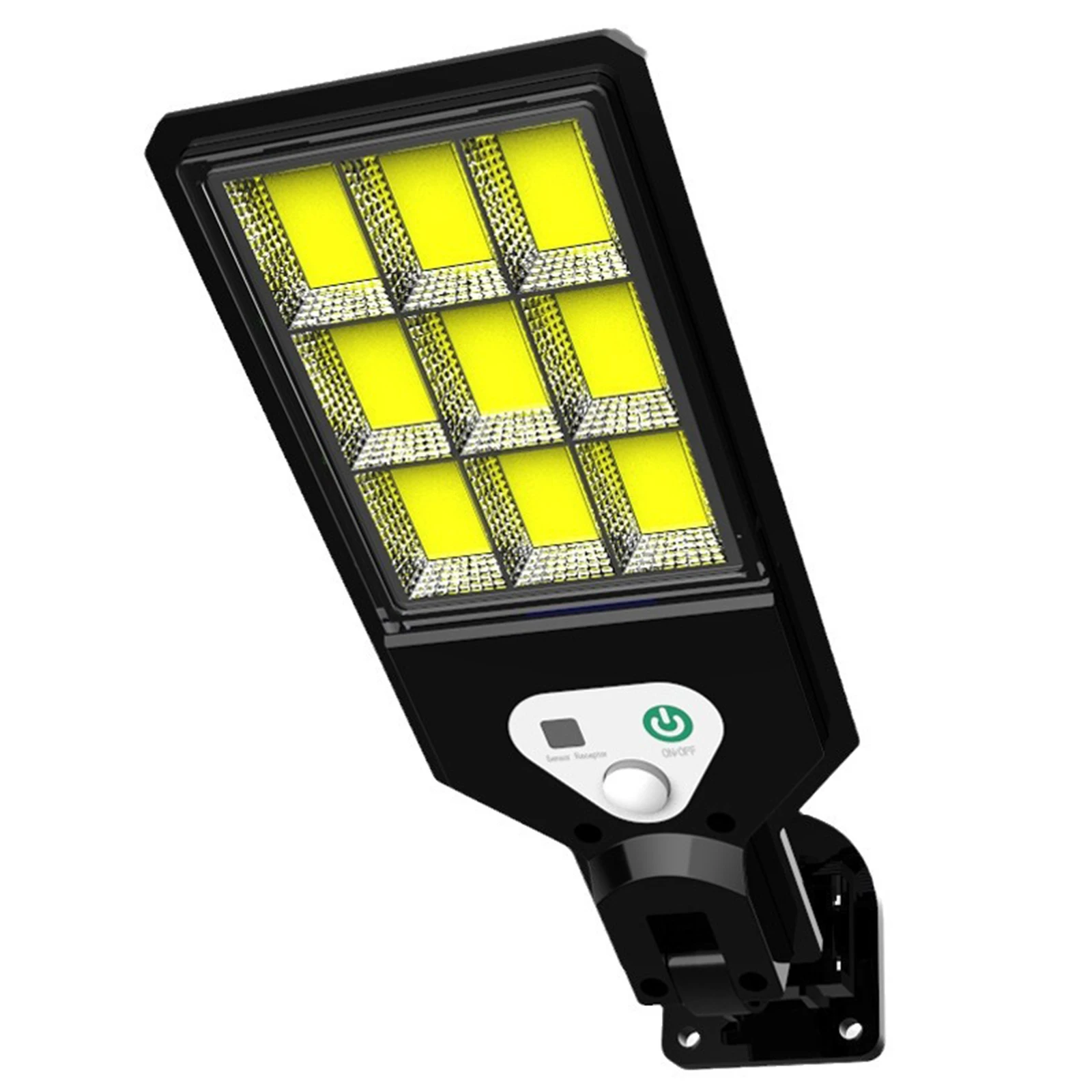 أضواء الشوارع الشمسية في الهواء الطلق اللاسلكية الشمسية الأمن الجدار ضوء استشعار الحركة مع 3 أوضاع الإضاءة لحديقة مزراب الشرفة