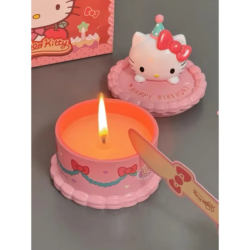 Miniso Sanrio Kuromi Mymelody serie divertida de comida colorida, caja ciega, perro kuromacha, Jade, juguete de regalo de cumpleaños para niña