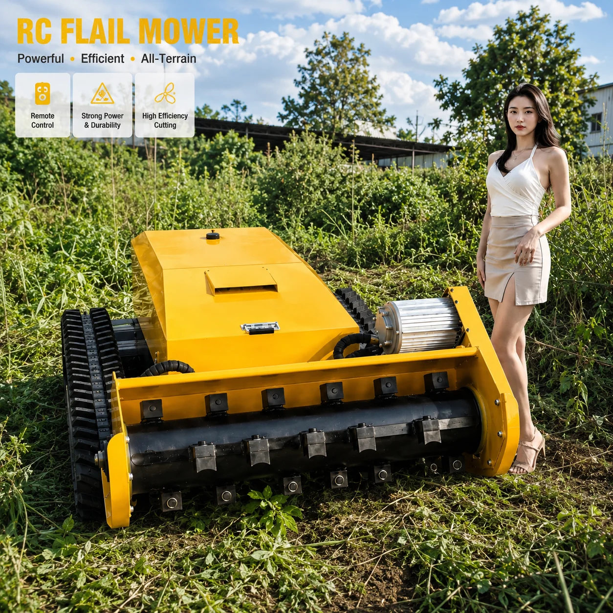 Agriculture Farming Robot - Smart remote control lawn mower Agricultural