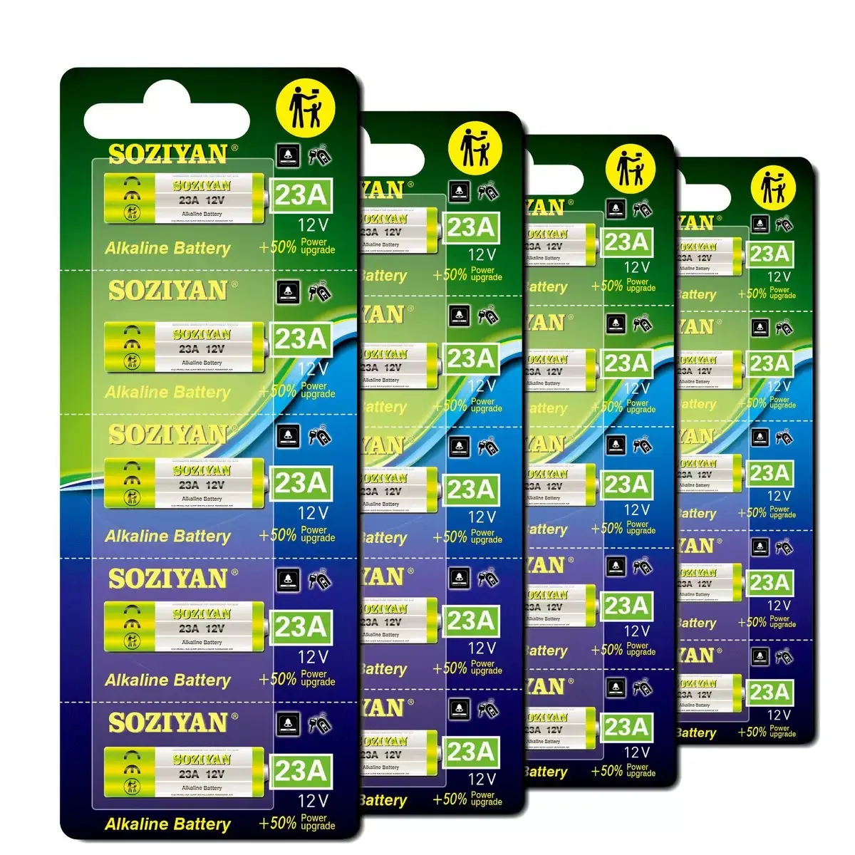5-60PCS 27A 12V Alkaline Battery (27AE/LR27/G27A) Long-Lasting High Power for Doorbell, Remote Control, Gamepad, Toys