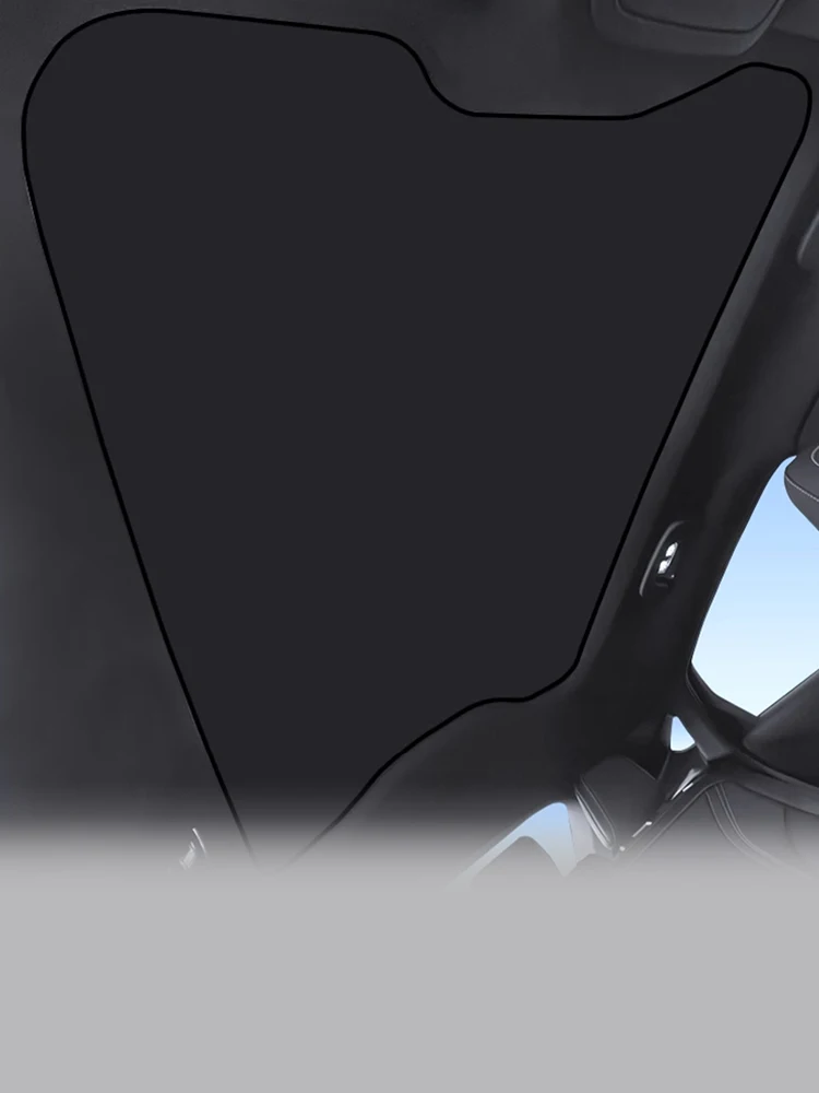 Pare-soleil de toit de voiture en cristal de glace coloré, couverture d'ombrage aveugle à clipser pour Ford Mustang Mach-E 2021 – 2024 2025