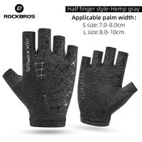 ROCKBROS Bicycle Gloves Summer Bike Glove Half Finger MTB Bike Men Women Anti-Slip Breathable  Sport Glove