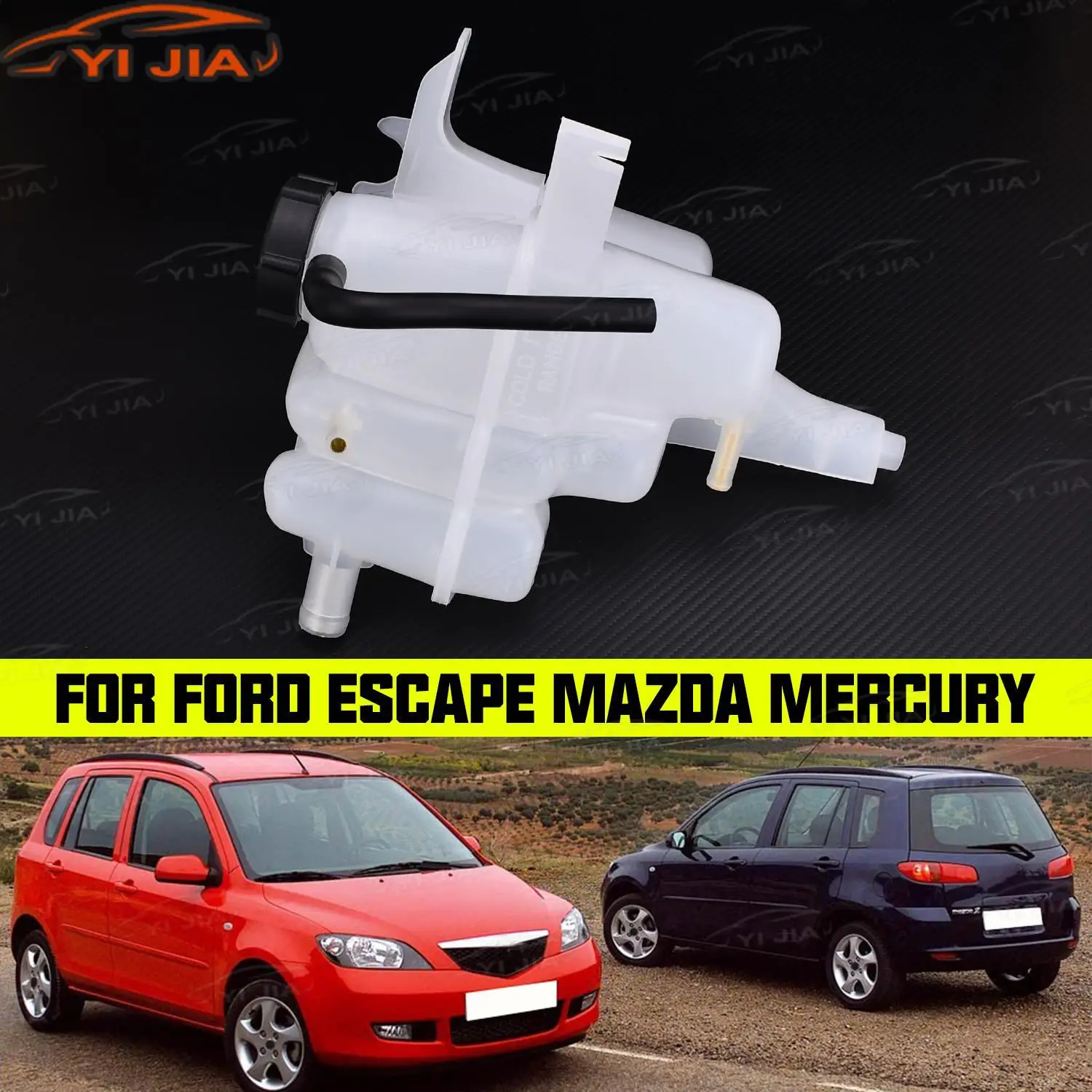 

Coolant Overflow Tank Reservoir Tank Expansion Tanks With Sensors 1L8Z-8A080-BB For Ford Escape Mazda Mercury Radiator