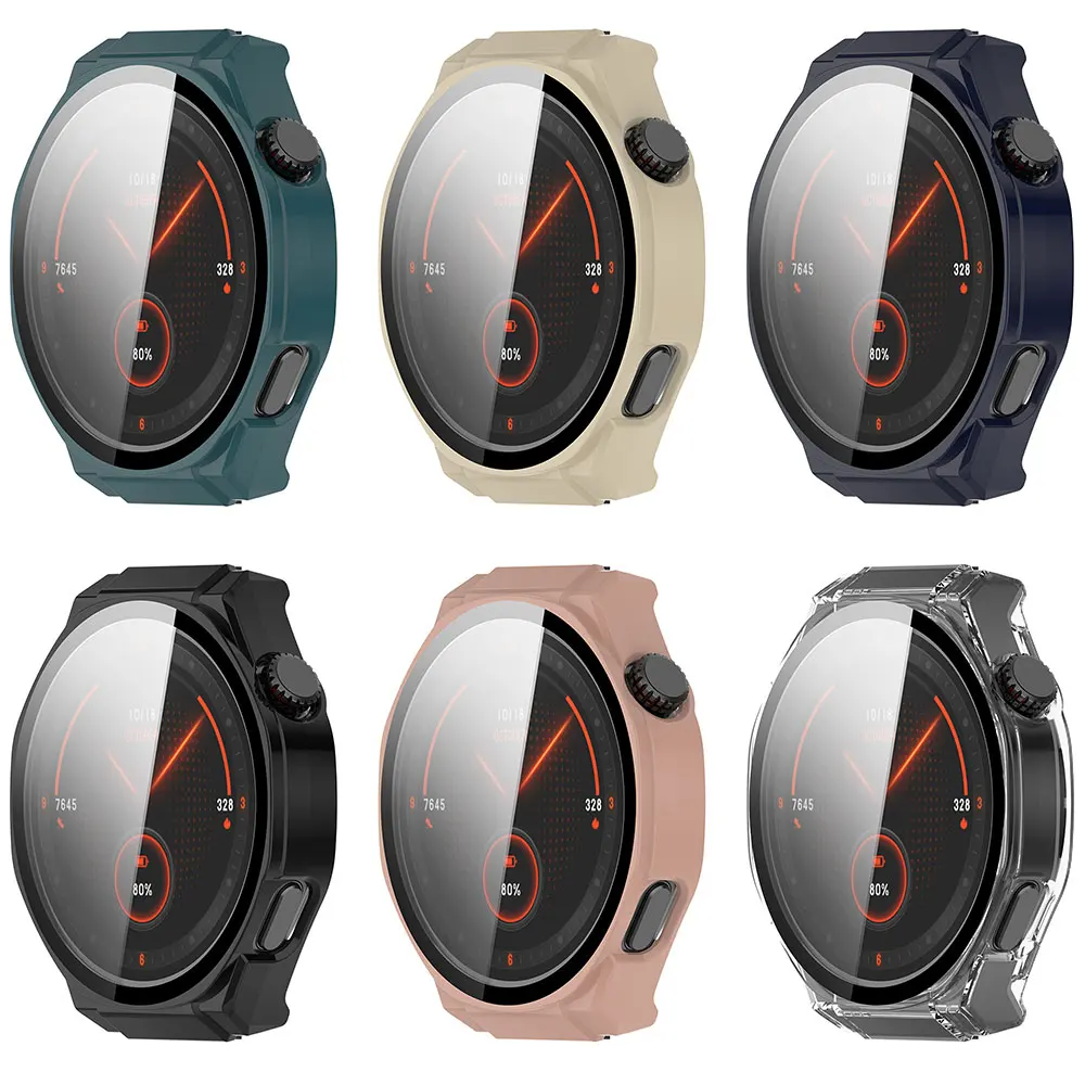 Étui de protection d'écran + film en verre pour HONOR Watch 5, coque de protection à couverture Ultra complète, pare-chocs pour Honor Watch 5 Ultra, accessoire Étui de protection d'écran + film en verre pour HONOR Watch 5, coque de protection à couverture Ultra complète, pare-chocs pour Honor Watch 5 Ultra, accessoire