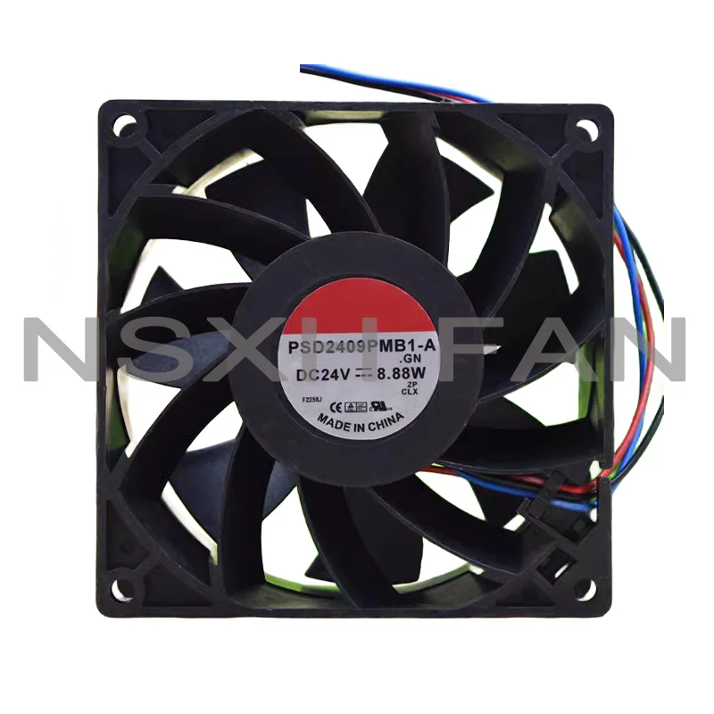 PSD2409PMB1-A 24V 8.88W 92x92x38mm 3-Wire Server Cooling Fan