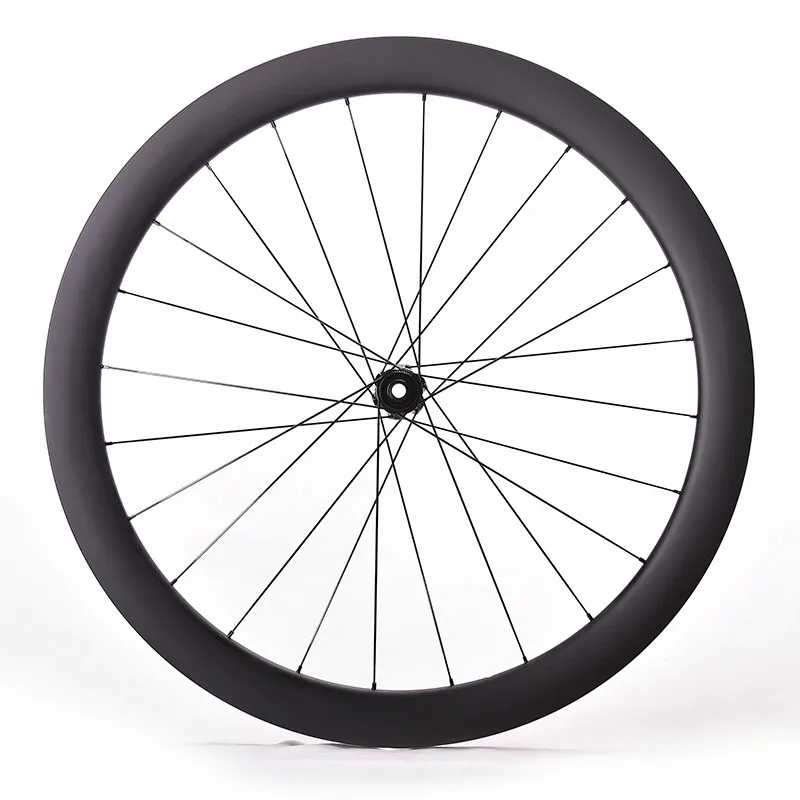 700C Rennrad Carbon-Scheibenbremsen-Laufräder, Tiefe 38/46/50/58mm, Clincher/Tubeless Fahrradlaufräder, Carbon-Rennrad-Scheibenlaufradsatz – Detail 11