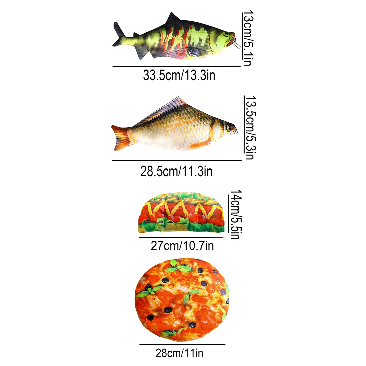 Creative Simulated Salted Fish Pencil Case Large Capacity Pencils Pouch Cute Pencil Bag Funny Back to School Acsesories Gift