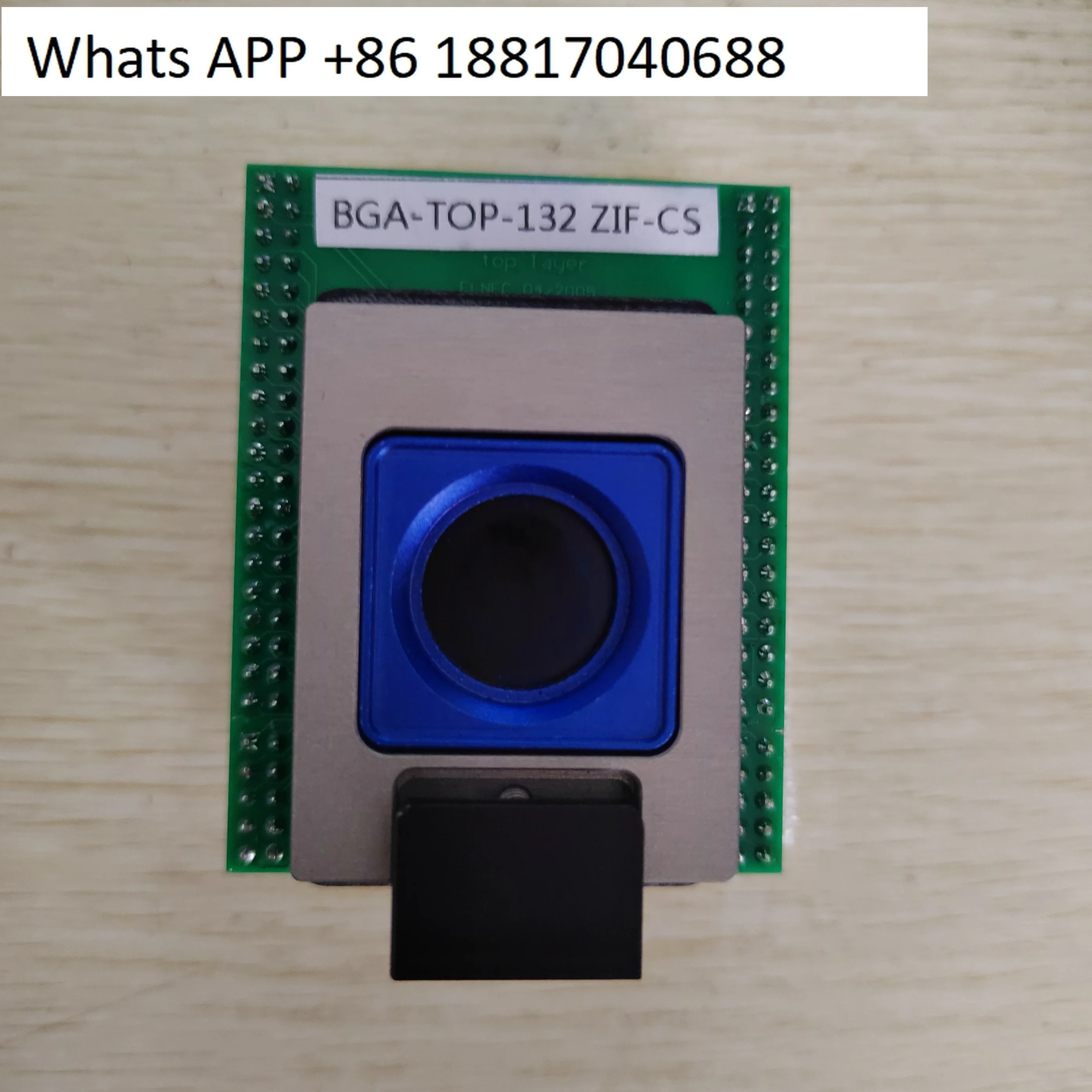 BGA-Bottom-125 & BGA-Top-132 ZIF-CS محول كتلة الحرق BGA64
