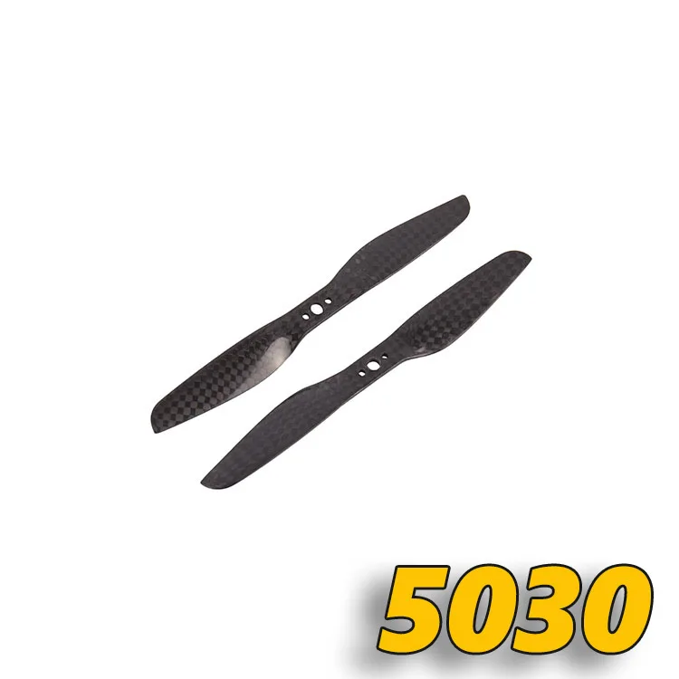 Multi-axis carbon fiber front and back propeller 5030 pair of 5-inch drone carbon fiber propeller, multi-rotor model aircraft dr