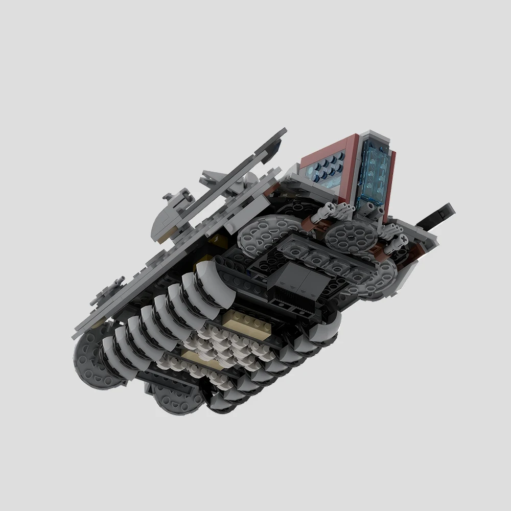 新しい-moc-宇宙戦争戦車チャリオット回転大型砲モデル-diy-組み立てビルディングブロック子供のおもちゃ男の子コレクションギフト
