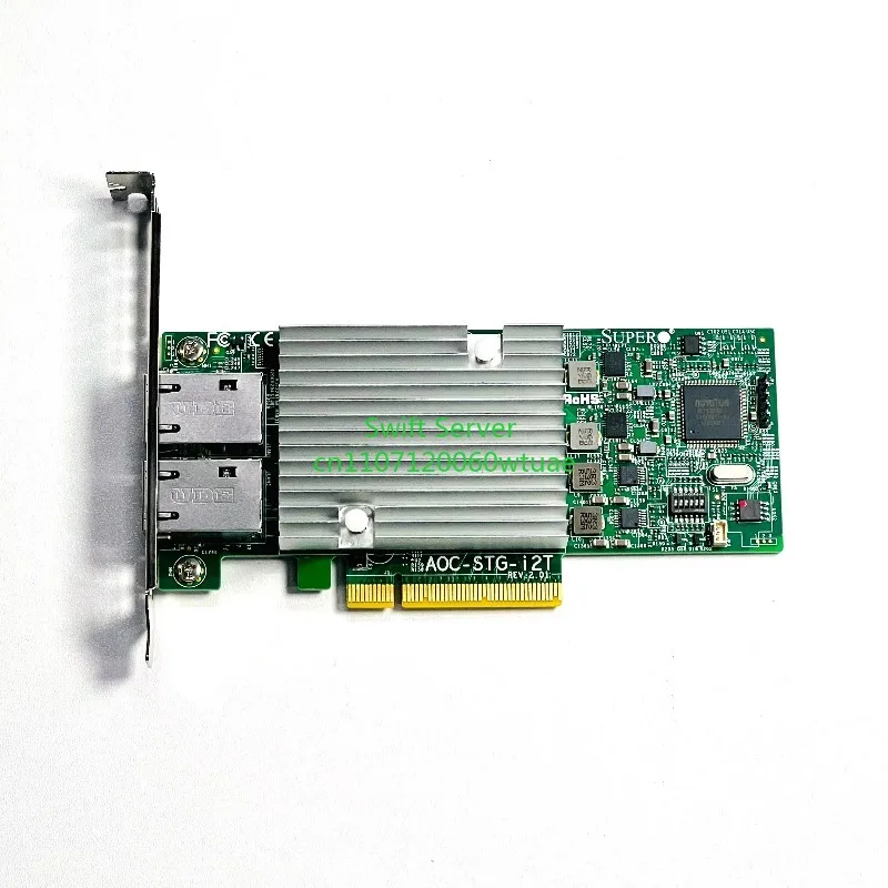 

AOC-STG-I2T R2.00 двухпортовая сетевая карта 10GbE RJ45 с низкопрофильным разъемом PCIe-x8 x540-t2 10g SFP, 82599es