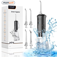 Water Flosser for Teeth Cleaner Rechargeable Oral Irrigator 3 Modes 300ML Powerful Battery Portable Water-Pick for Home Travel