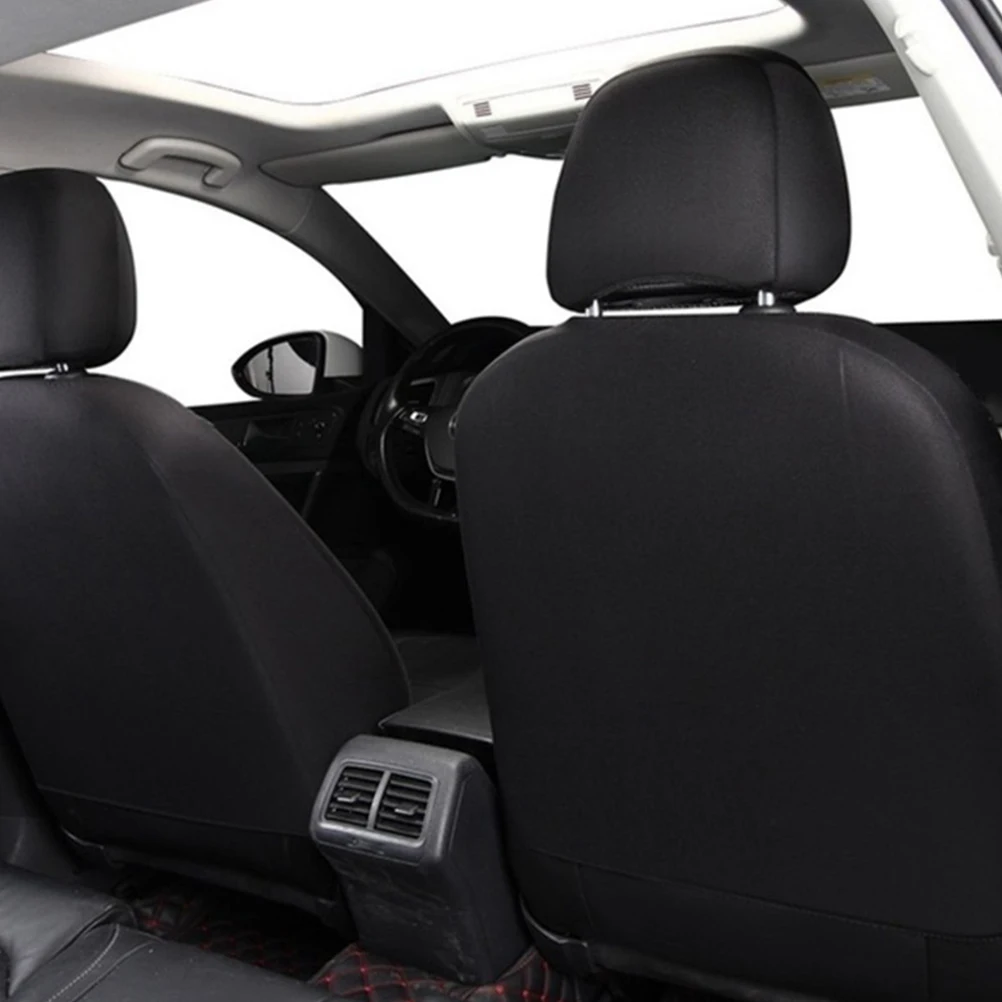 

4pcs Four Season Car Seat Cover Universal Cushion Protector Mat Interior Accessory Adjustable Fits Most Vehicles