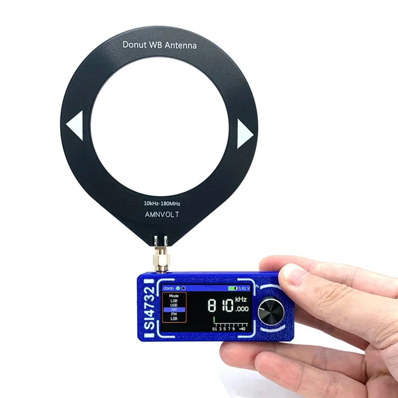 ABJF-новое обновление 0,5-108 МГц Mini SI4732 полнодиапазонный радиоприемник поддерживает FM AM и SSB встроенный усилитель для наушников