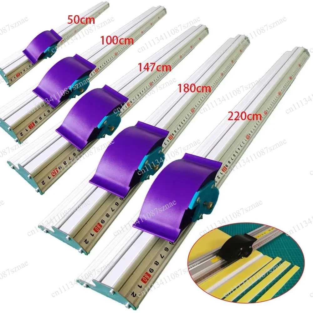 Manual Sliding KT Board Trimmer with Ruler, PET Cutter for Photo Paper and Adhesive Car Sticker Paper Cuttin