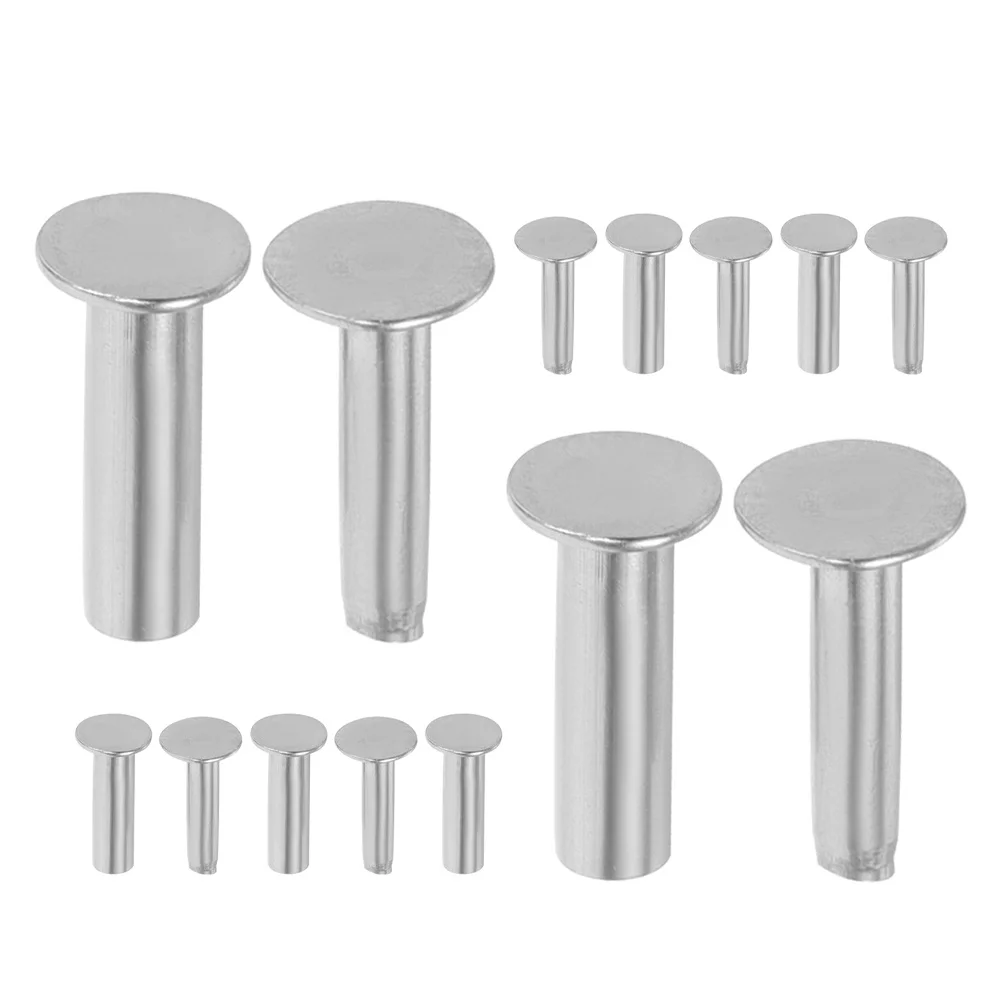 7Pairs Stainless Steel Heavy Duty Knife Handle Rivets Cutter Fasteners Secure Fit for Kitchen Chef Knife DIY Cutlery Making