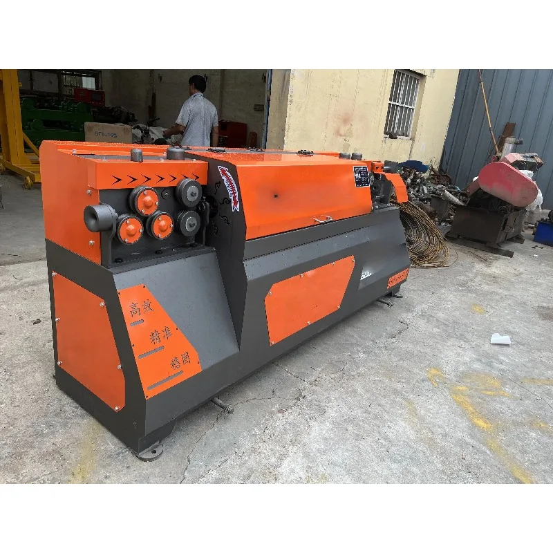 Rebar Straightener and Cutter Machine 4-12mm Automatic Steel Bar Processing Equipment CE Certified for Industrial Use
