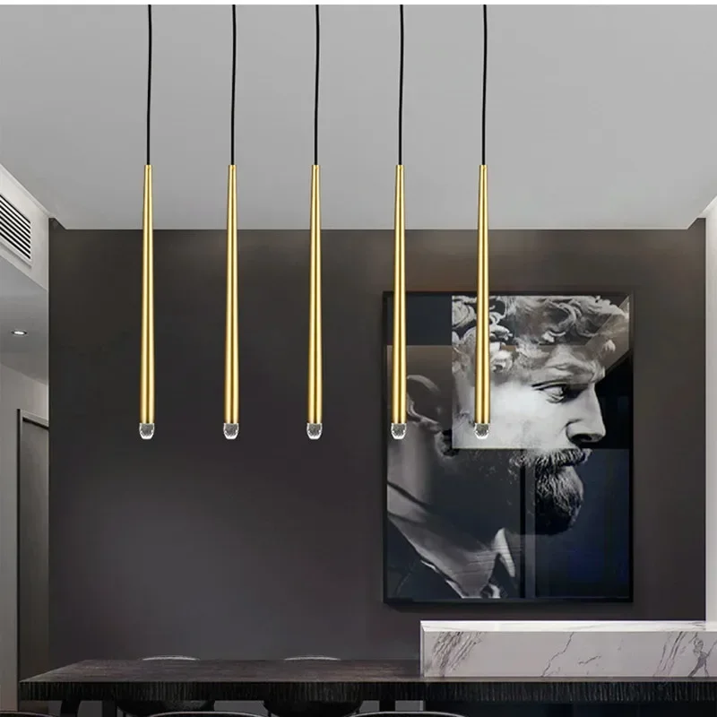American Retro Led G9 Pendant Chandelier Modern Villa Stairs  Suspend Lamp Home Decor Gold  Luminaria Lamparas Lighting