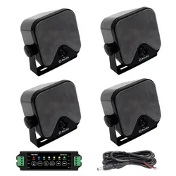 Herdio 4'' 240W Boat Marine Bluetooth Speakers Waterproof Outdoor Speakers For Golf Cart ATV UTV RZR Camper Tractor Boat Truck